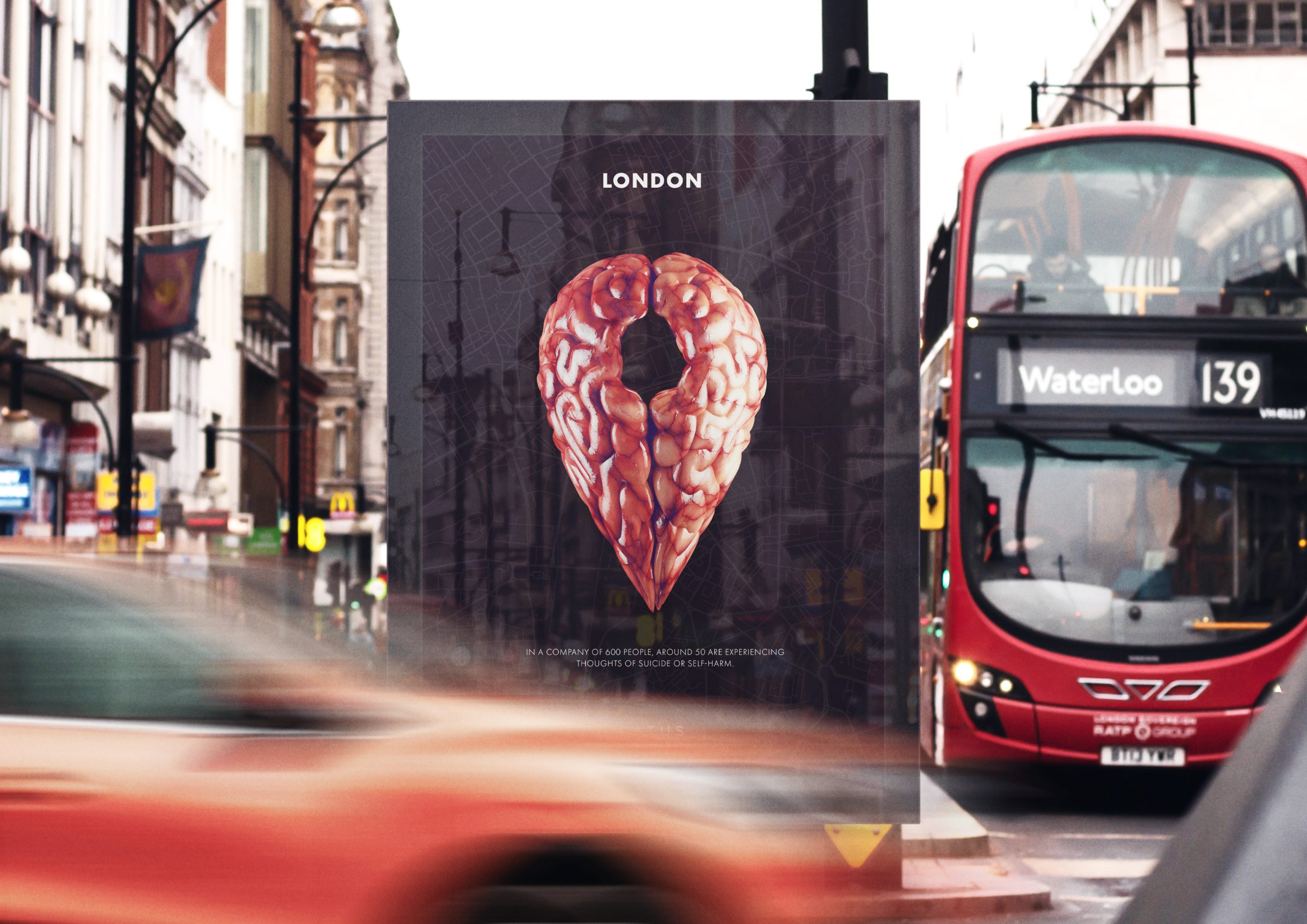 Hard hitting campaign puts a focus on employee wellbeing in cities across the UK