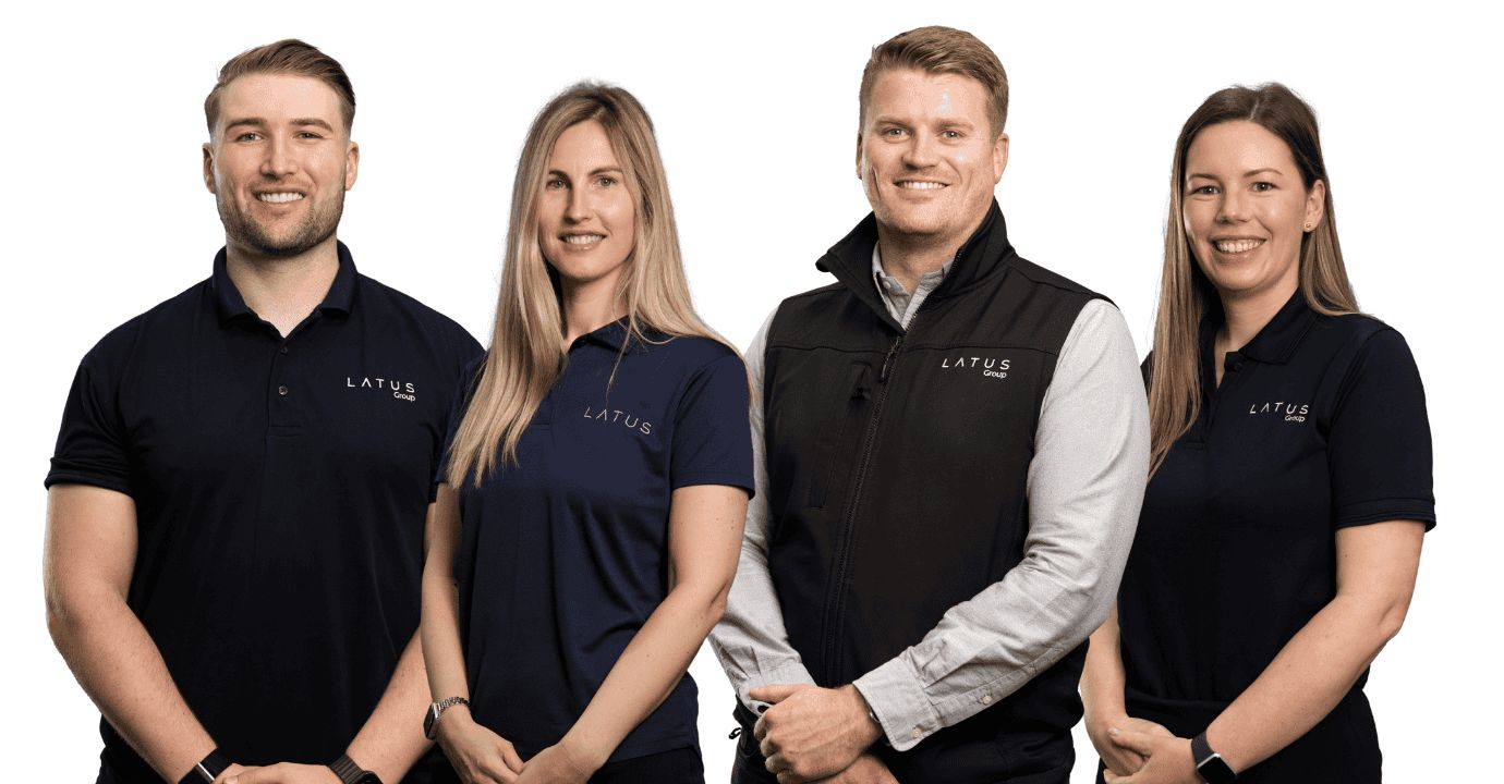 LATUS Group team members promoting occupational health compliance in the UK.