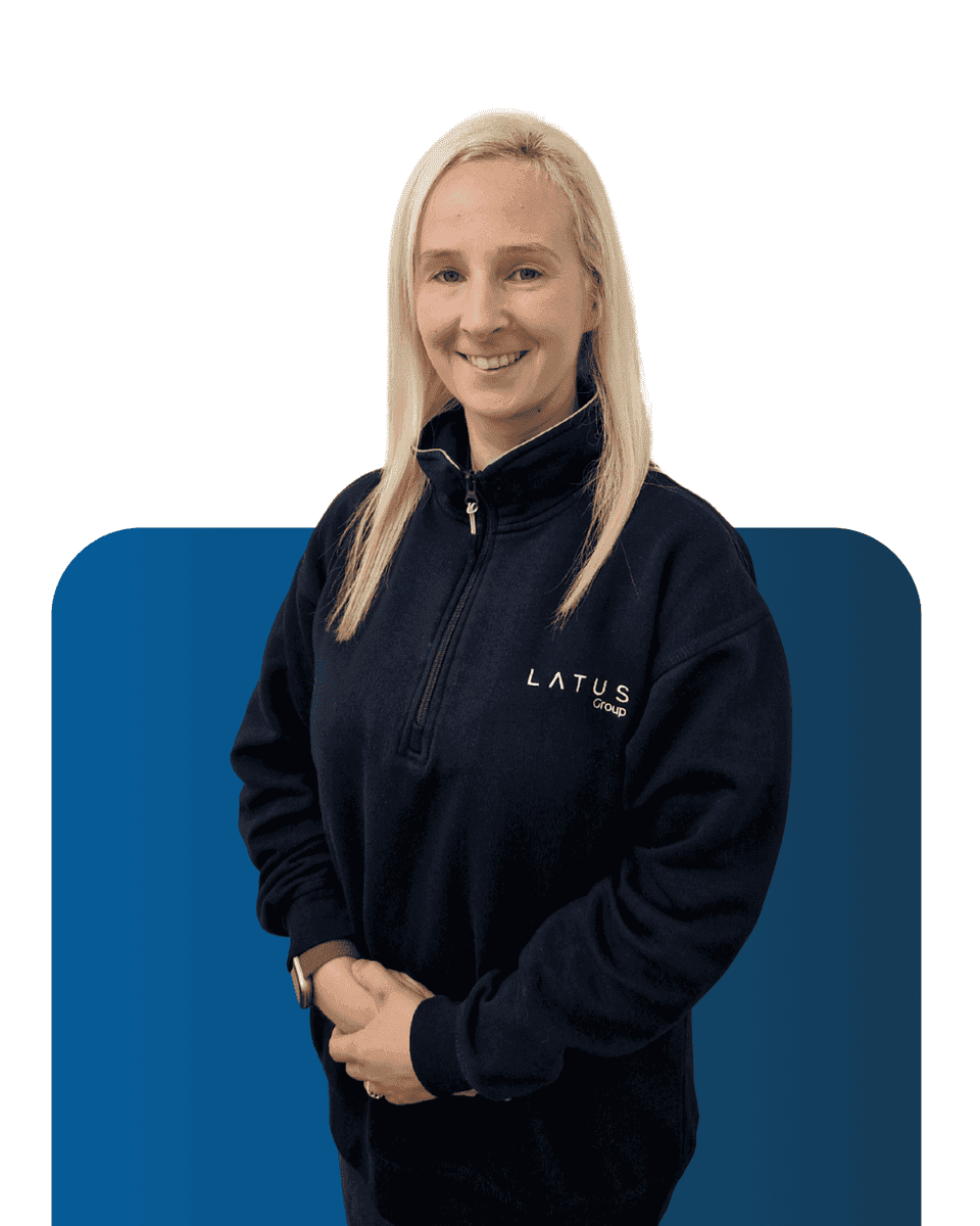Meet the LATUS Group team member in professional attire.