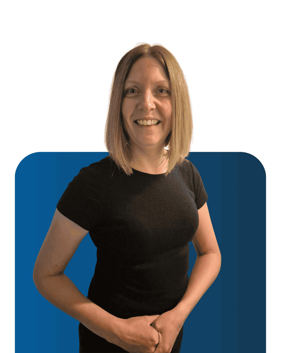 Professional woman representing LATUS Group team in the "Meet the team" image.