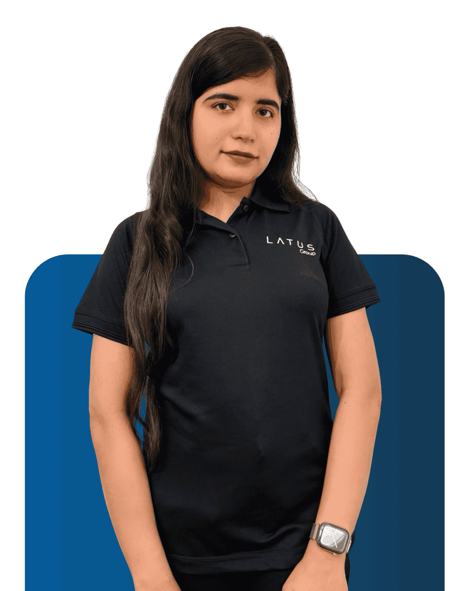 Professional team member at LATUS Group in uniform.