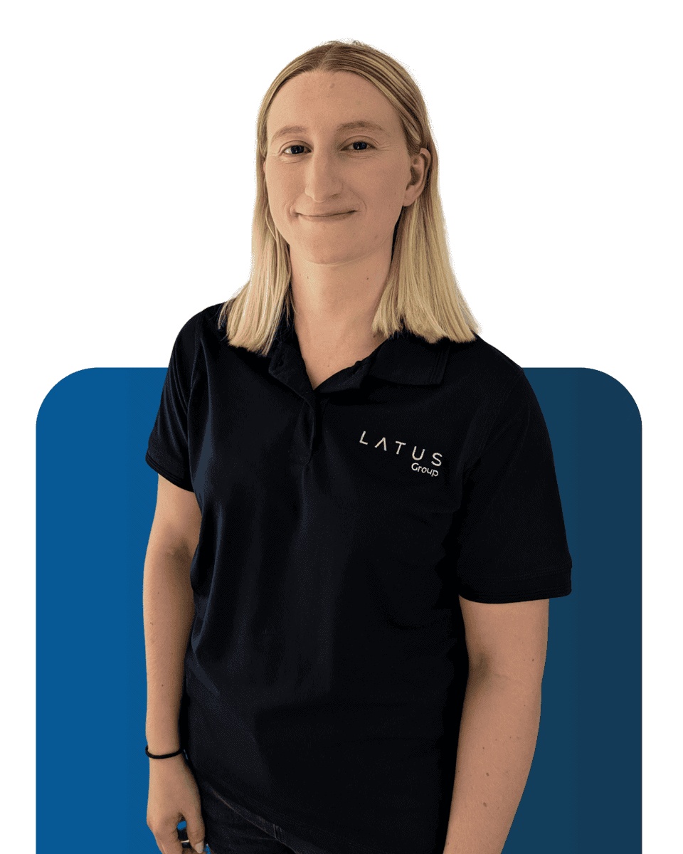 Meet a team member from LATUS Group, professional staff in uniform.