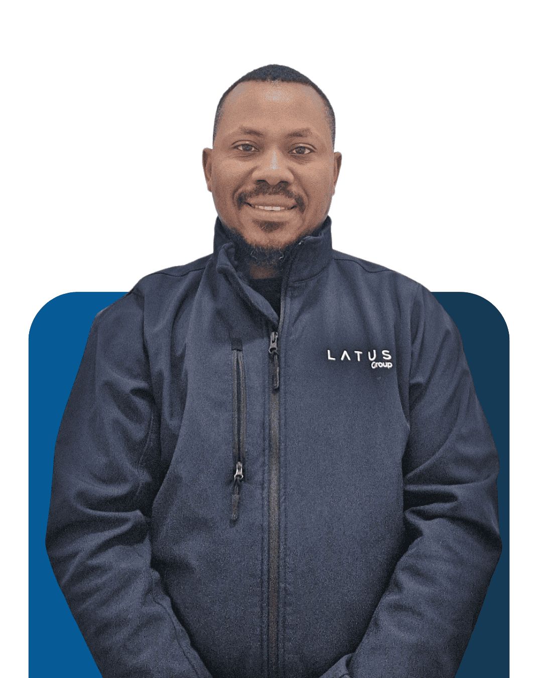 Meet the team member from LATUS Group, smiling in a navy jacket.