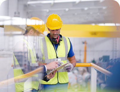 Remote health monitoring for industrial safety and worker health.