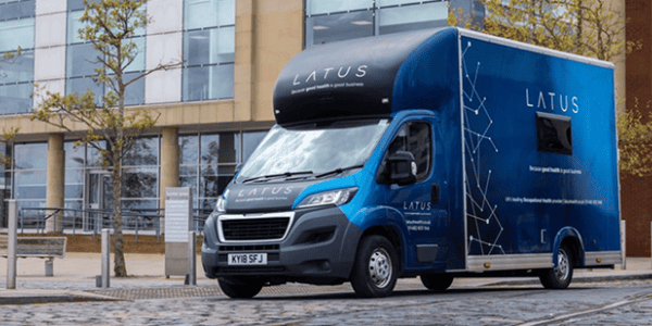 Mobile health assessment vehicle for pre-placement questionnaires.